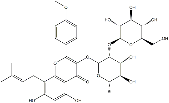 Sagittatoside A  Structure